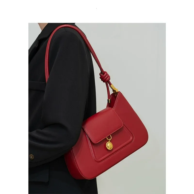 Luxury Vegan Leather Messenger Bag For Women, Trendy Crossbody Shoulder Handbags, Water-Resistant Tote Purse Ladies
