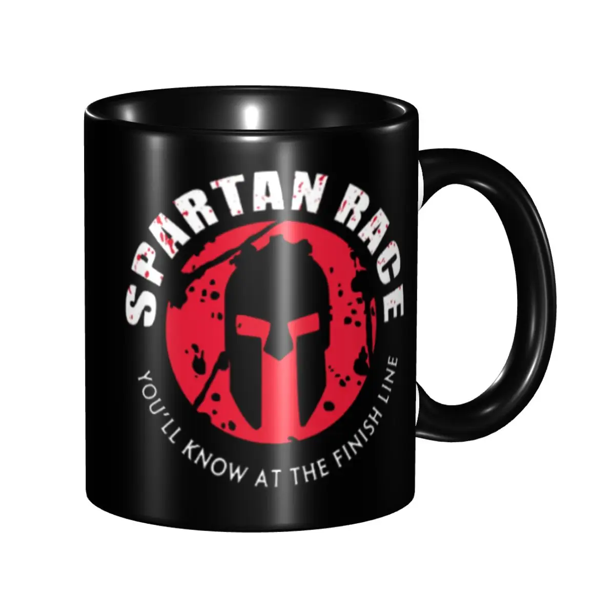 

Large Spartan Race Logo Mug Personalized Ceramic Coffee Mug Cup Creative Gift