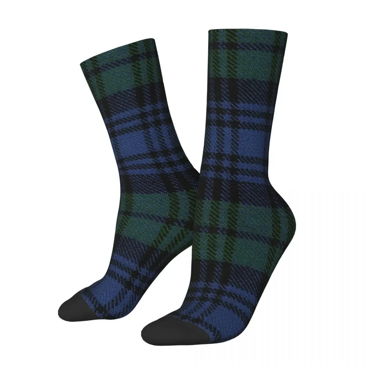 Black Watch Prairie-Chaussettes tartan unisexes, bas absorbant la sueur Harajuku, chaussettes longues toutes saisons, accessoires originaux