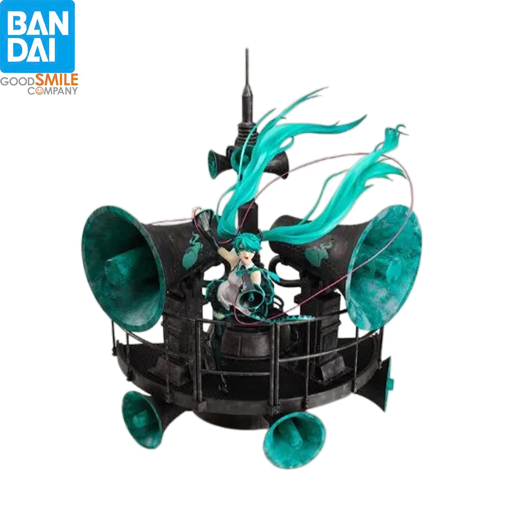 Brand New In Stock Good Smile Hatsune Miku 30cm PVC Cool Anime Love Is War Speaker Scene Figure Collectible Gift For Otaku Fans