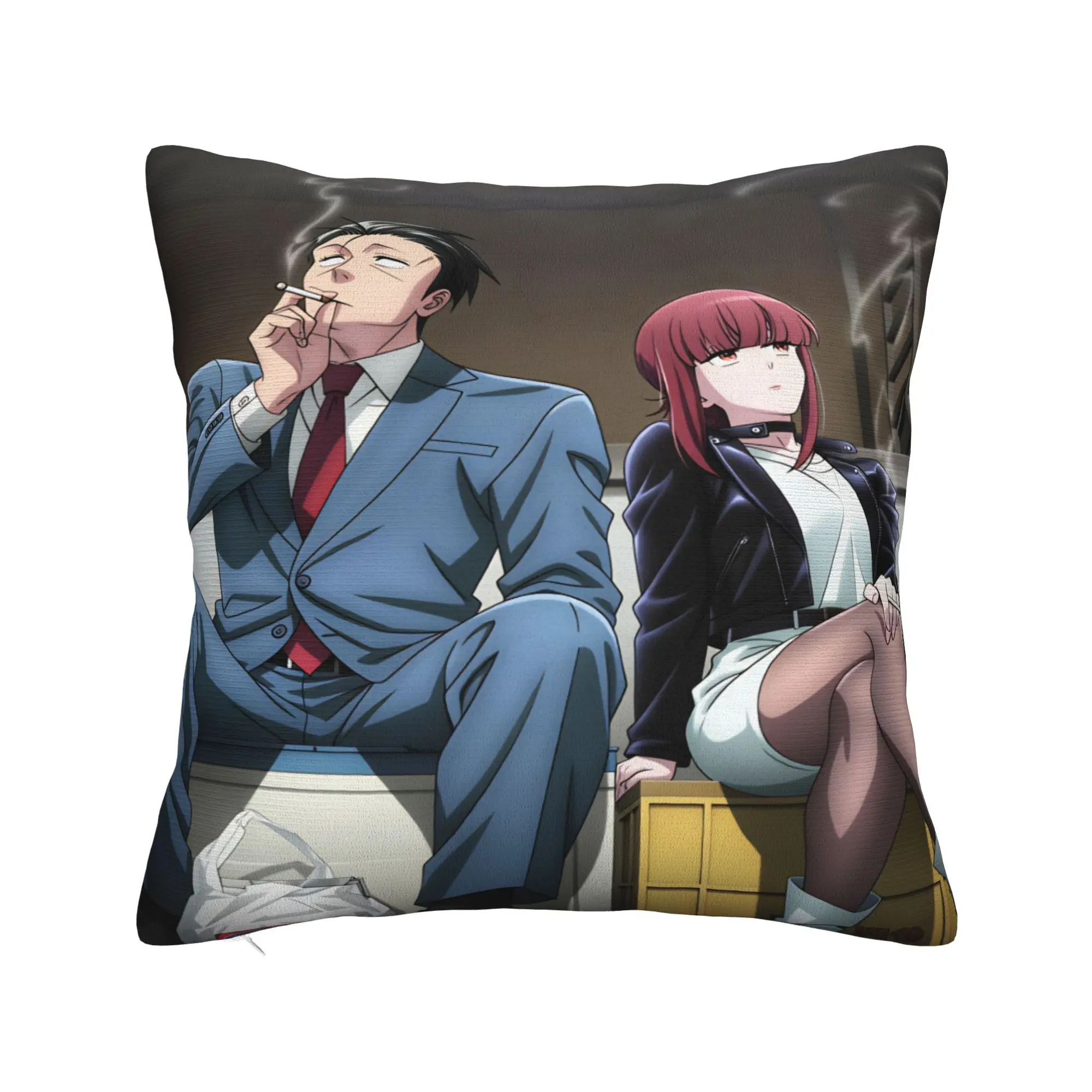 Smoking Behind Supermarket Yamada Pillow Cover  Design Cushion Cover Morden Pillow Case For Sofa Bedroom Home Decor