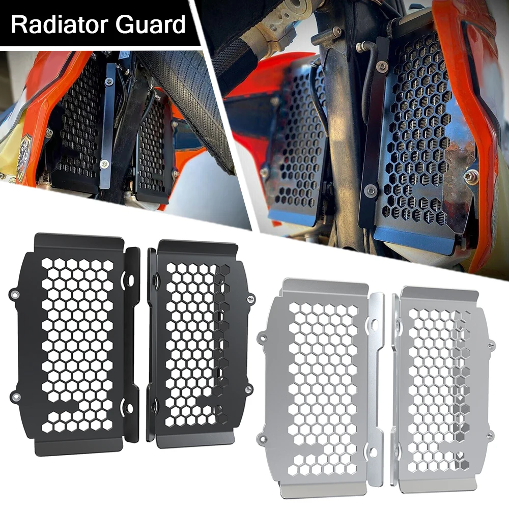 

For GASGAS EC EX MC 125 250 300 250F 350F 450F 2021 2022 2023 Dirt Bike New Radiator Grille Guard Protection Cover CNC Alumiunm