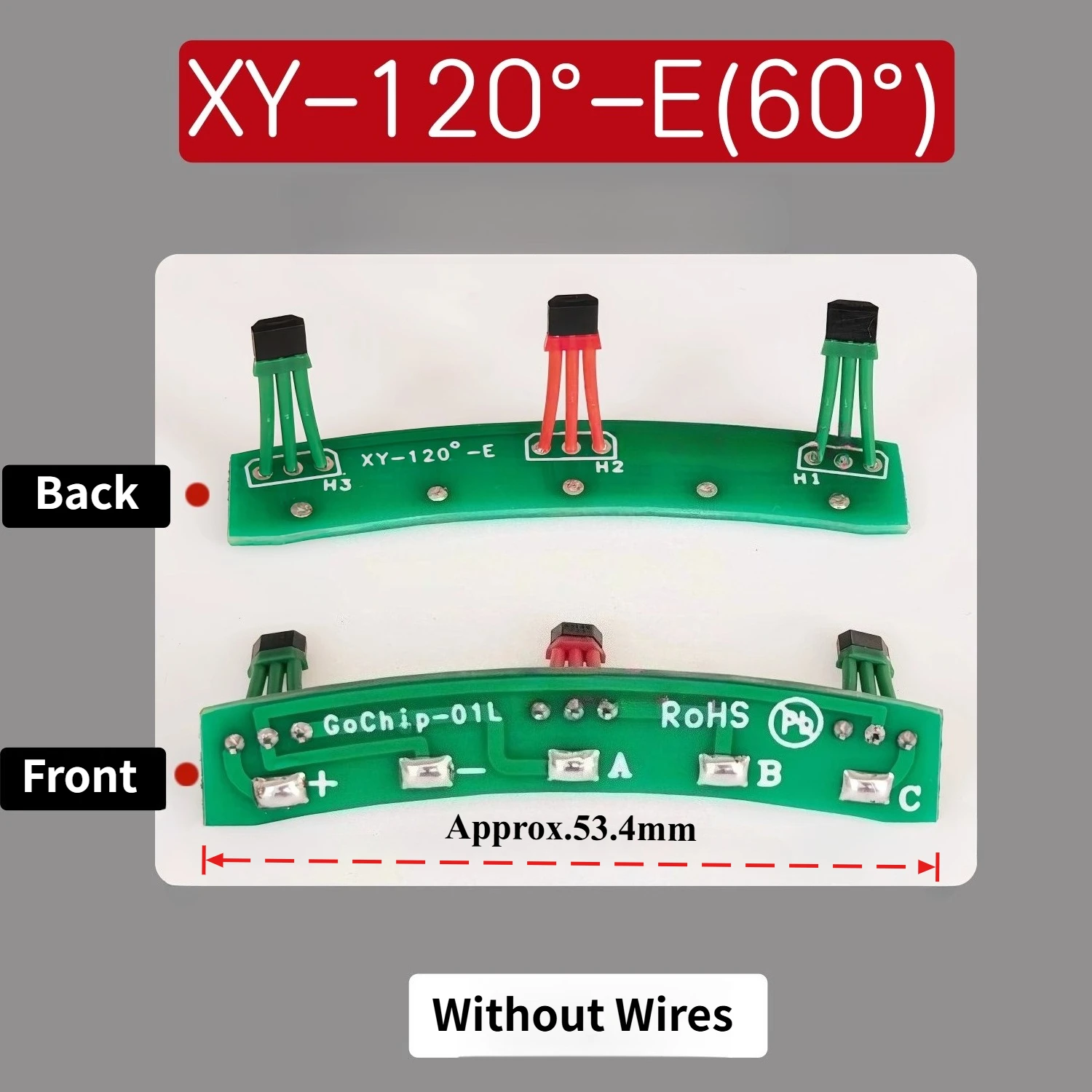 

Hall Sensor XY-120°-E (60 Degree) for Shenyuan A8L E-Bike Fits Jiuzhou 1500W Motor