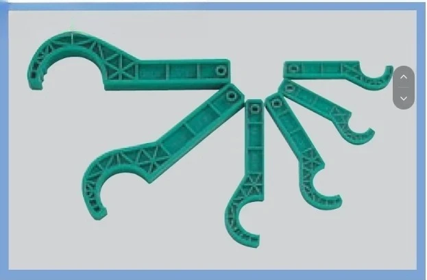 

1/4~1 inch complete set of 5 pieces PFA wrench ball joint nut wrench plastic J-SN-SETP-SN