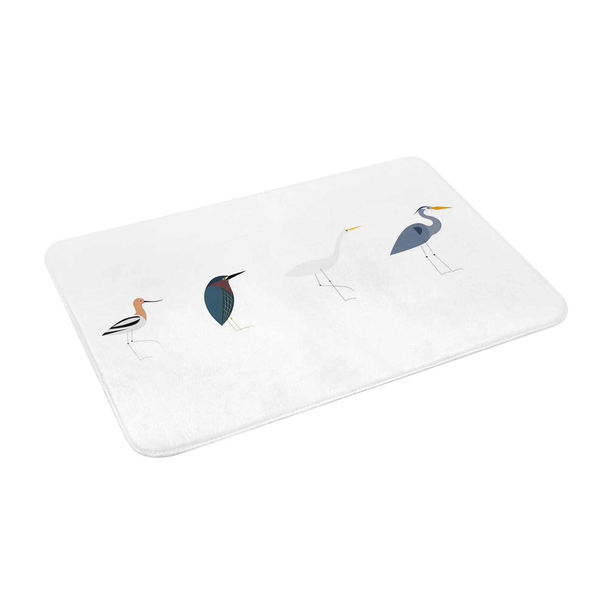 

Wading Birds of North America Non-slip Doormat Floor Mat Durable Carpet Rug for Kitchen Entrance Home Bedroom Footpad Mats