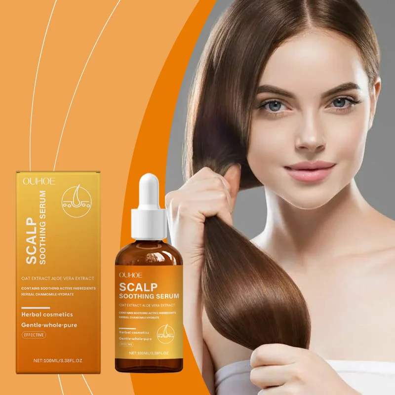 

Scalp Soothing Serum - Nourishing Treatment For Dry Itchy Scalp, Helps Strengthen Hair Roots & Improve Comfort
