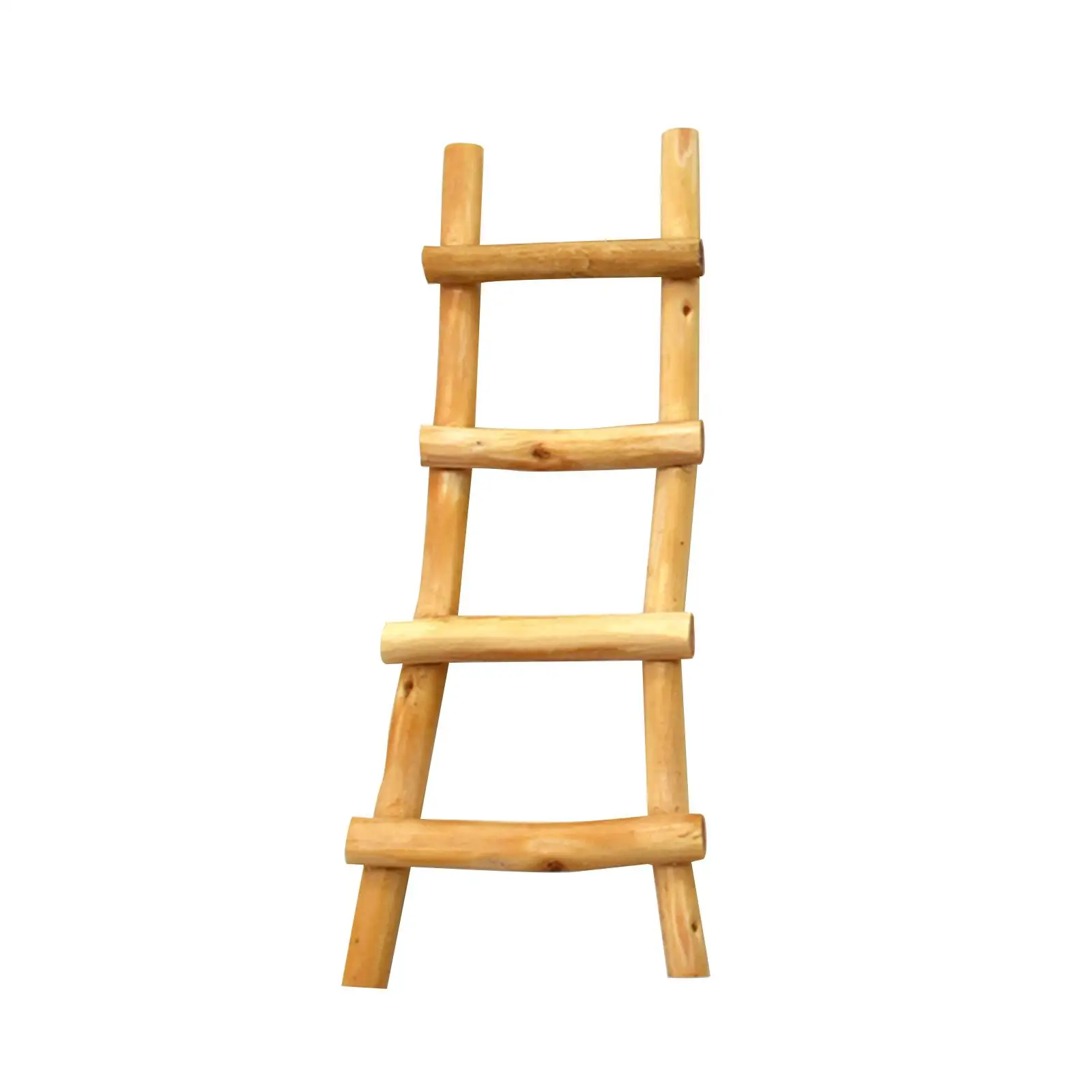 1/12 Wooden Mini Ladders Landscape Decor Dollhouse Decoration Accessories Photo Props 1/12 Mini Wooden Step Ladder for Yard