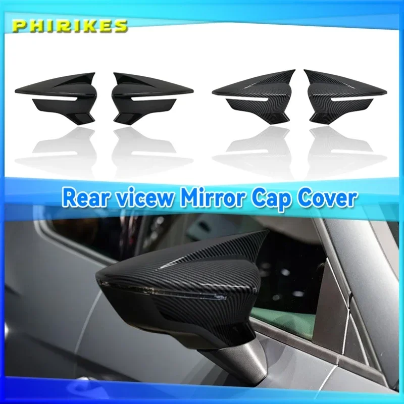 

Carbon Fiber Mirror Cap For Seat Leon 5F MK3 2013-2020 Ibiza MK5 Arona 2017-2018 Car Side Rearview Cover Accessories