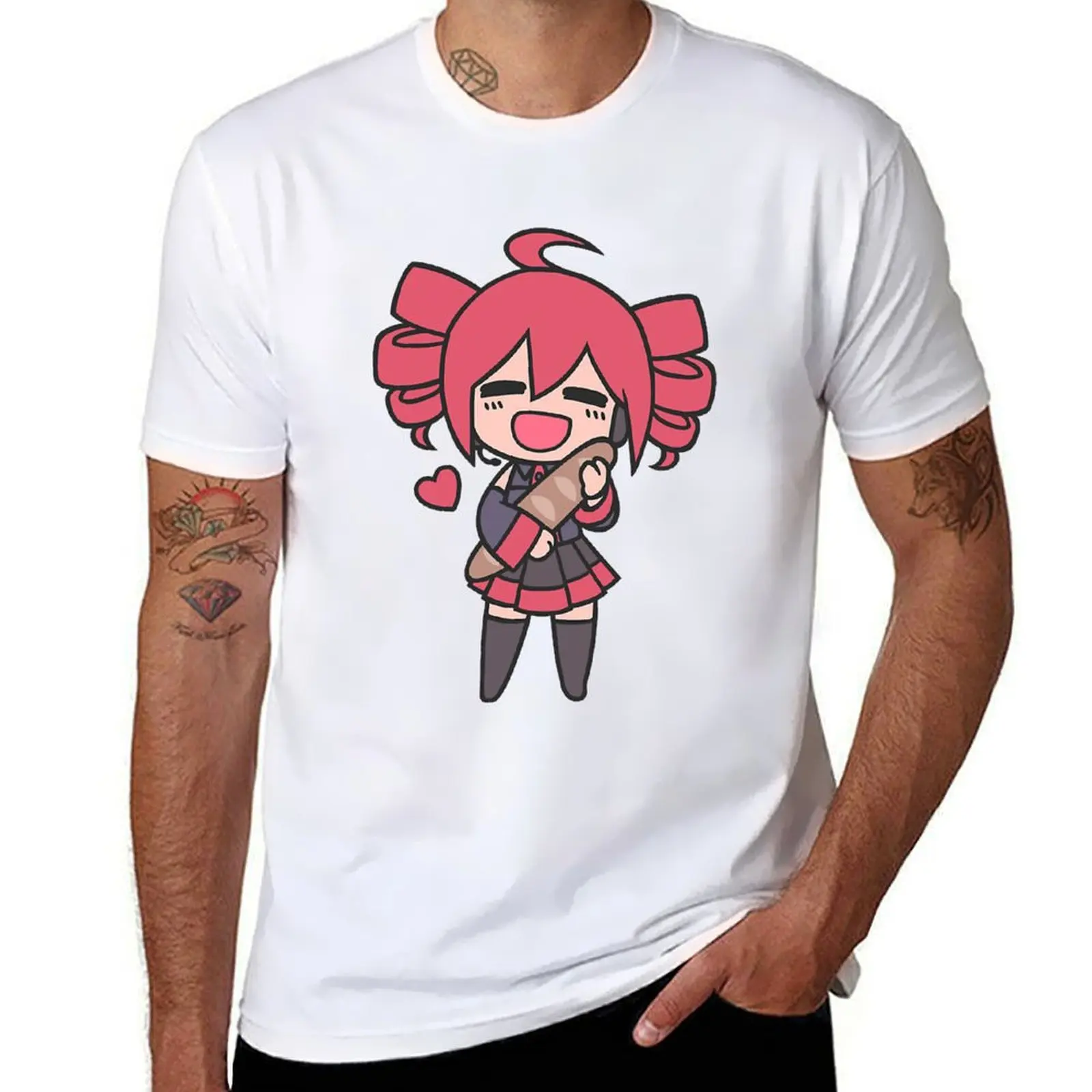 

Teto Loves Bread Chibi T-Shirt man t shirts for men t shirts for man slim fit T-Shirt