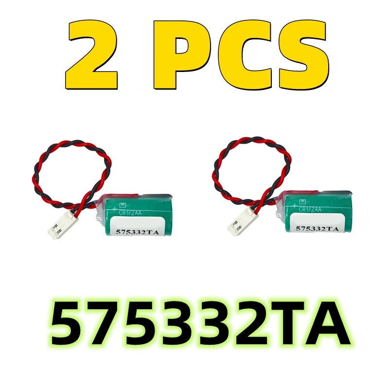 

2PCS New Original 3V 575332TA 6FC5247-0AA18-0AA0 830D 840D 810D Lithium PLC Battery with AMP Plug for SIEMENS Back-Up Batteries