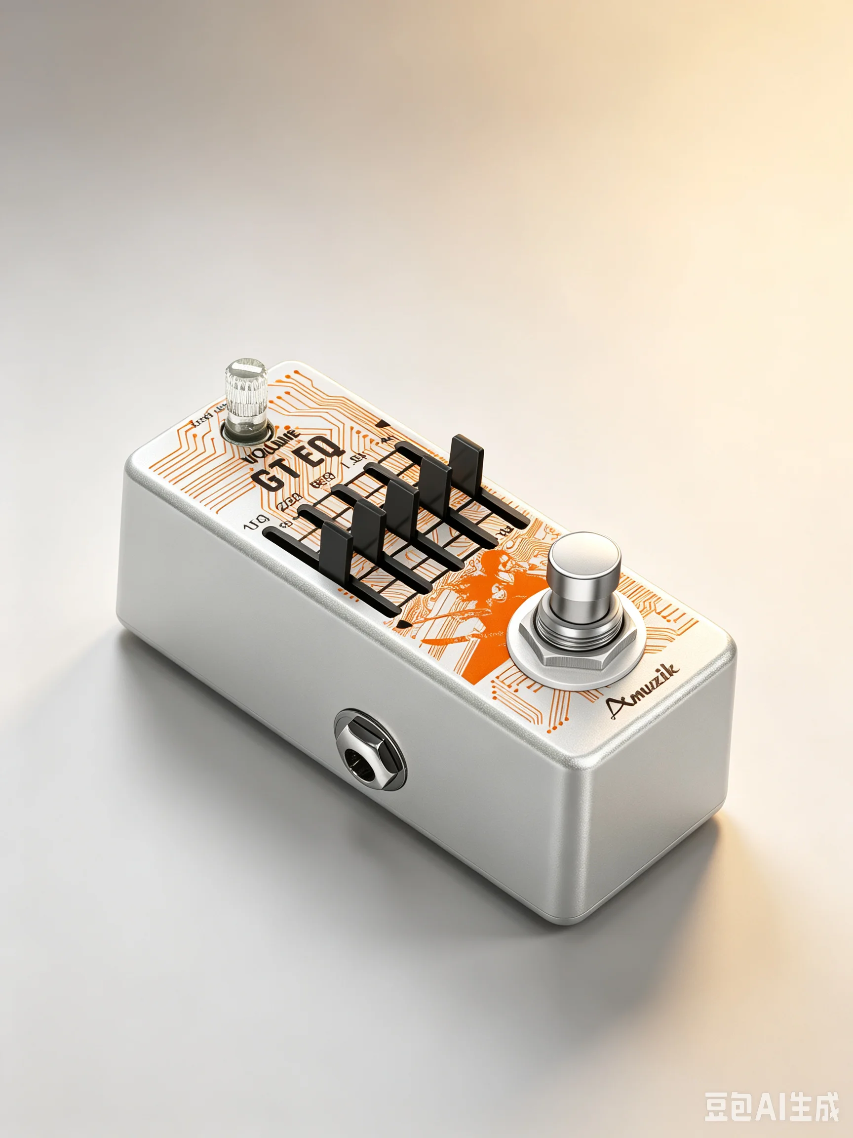 AMUZIK LEF-317A Guitar Equalizer Pedal 5-band Parametric EQ Guitar Effect Pedal Frequency Compensator ±18dB Range for Mini Size
