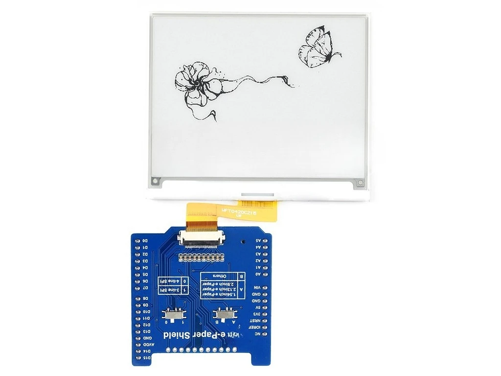 For Universal e-Paper Driver Shield for NUCLEO SPI Interface