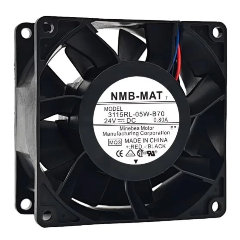 New Fan for NMB 3115RL-05W-B60/B70/B69/B66 24V 8038 Inverter Cooling Fan 80 *80 * 38mm