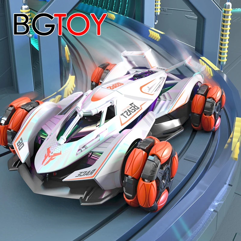 

BGTOY 2,4G Радио Радиоуправляемый автомобиль 4WD Красочный высокоскоростной дрифт Дистанционное управление Автомобиль Трюк Гравитационный датчик Часы для мальчиков Детские игрушки Подарки