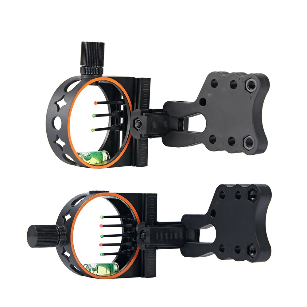 

Toparchery 3-Pin 5-Pin Bow Sight for Compound Bow Recurve Bow Sight with Fiber Optic Archery Accessories Shooting Hunting Set