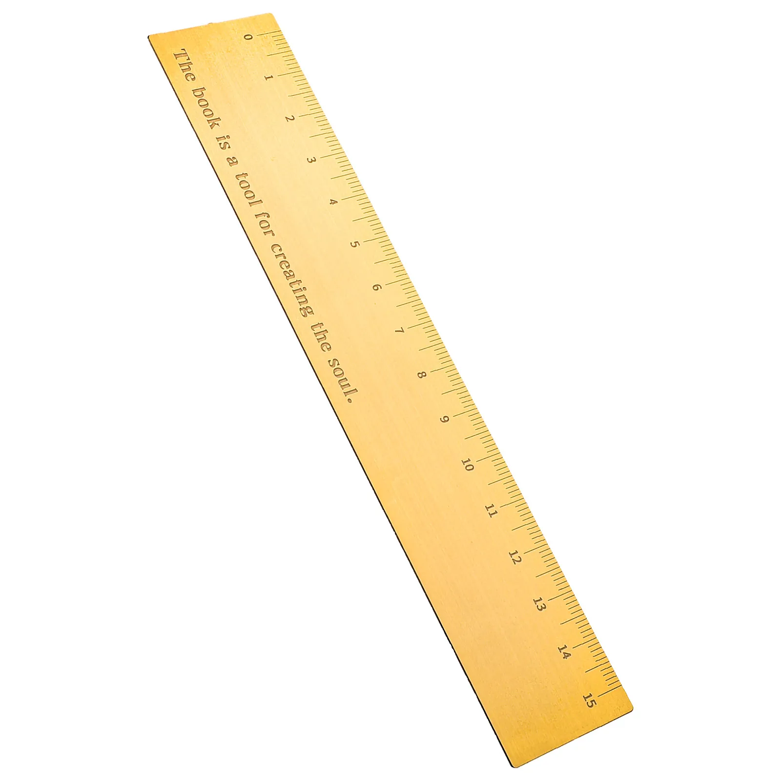 

Brass Ruler Bookmark Small Metal Straight Measuring Tool Architect Drawing Supply Office Student Aid Geometry Math Instrument