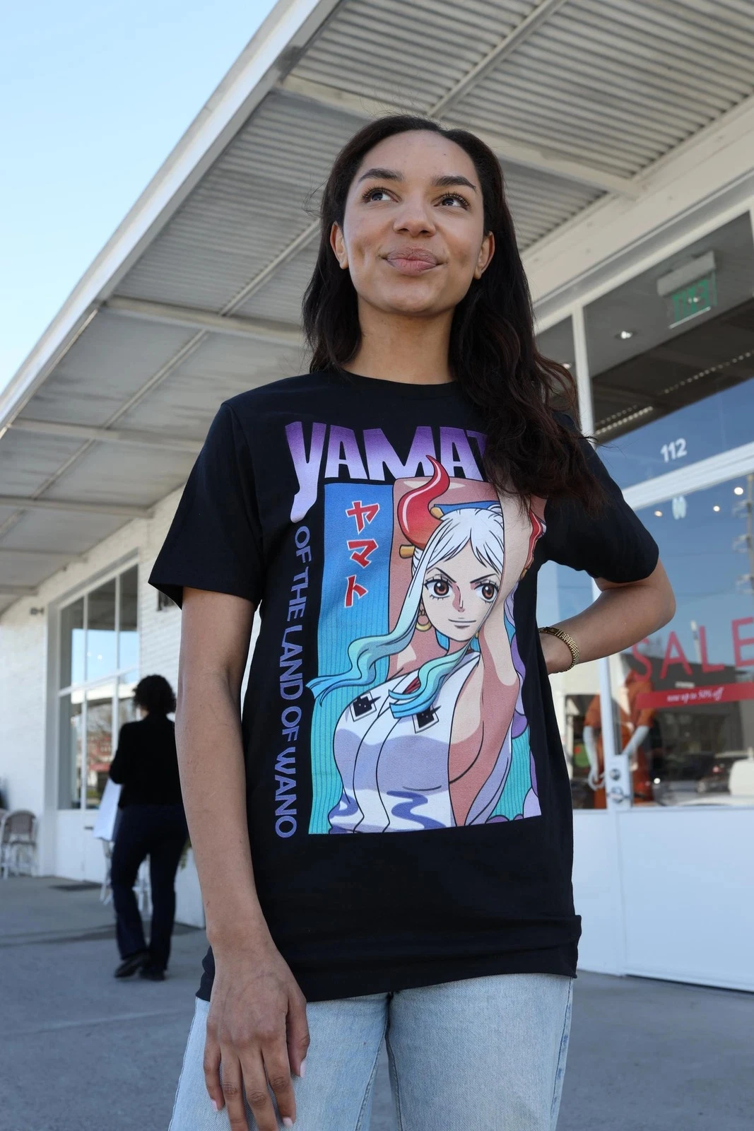 

Летняя футболка унисекс 2026 с принтом аниме ONE PIECE Yamato, свободного кроя, с коротким рукавом, из чистого хлопка, для детей, в стиле Y2K, повседневная, удобная