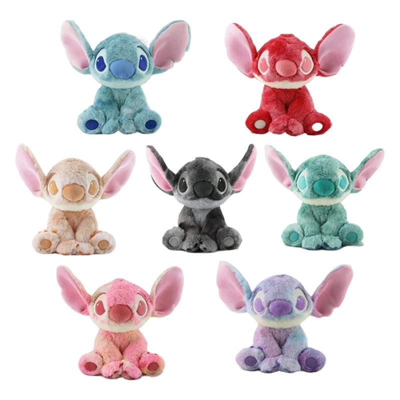 

Cartoon Lilo& Stitch Doll Plush Toy Stitch Doll Pillow Chromatic Color Pendant Ornament For Children Birthday Xmas Gifts