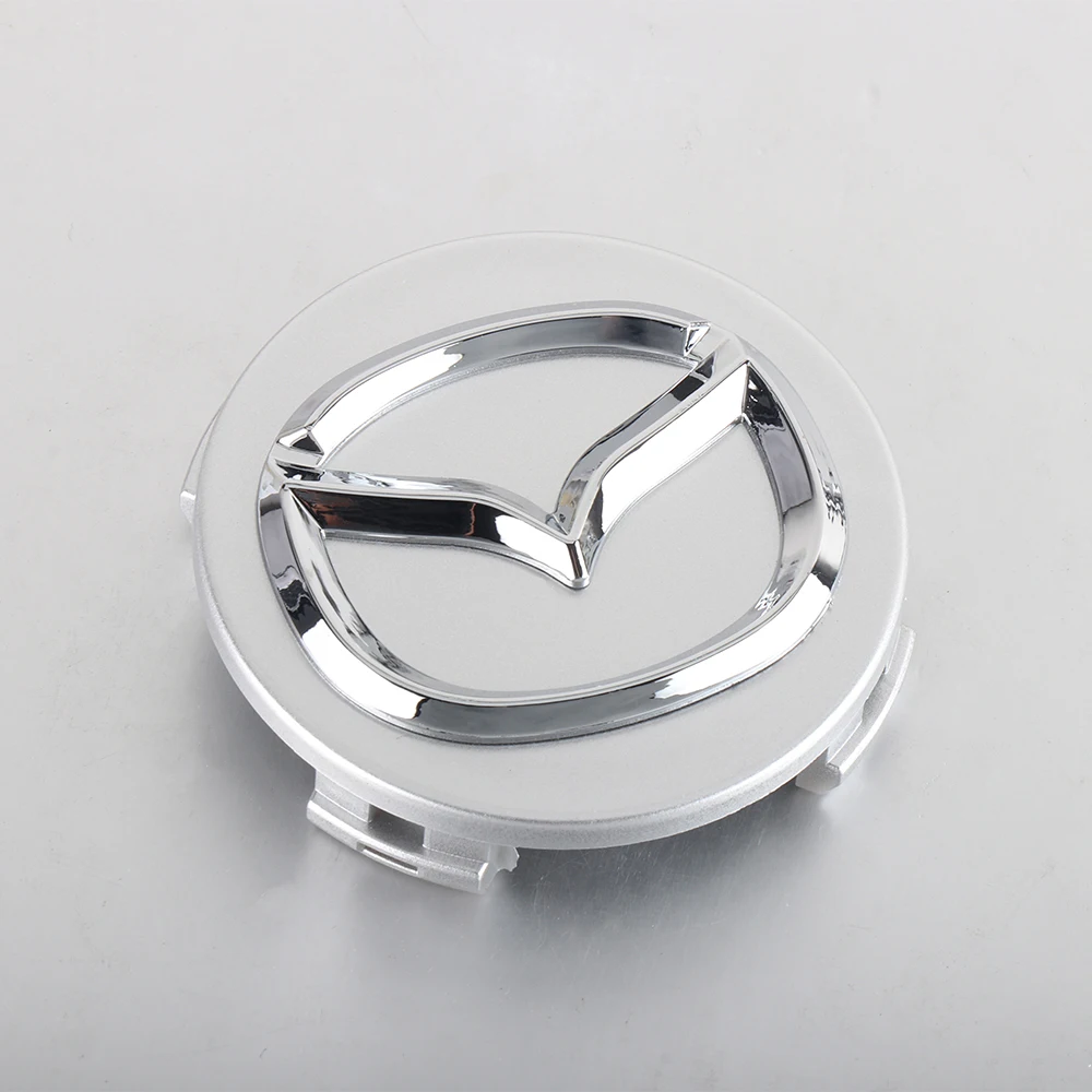 4PCS 56mm Car Wheel Center Caps Tyre Rim Hub cap Cover Stickers Badge For Mazda 2 3 5 6 7 323 626 RX7 RX8 MX3 MX5 Axela Atenza