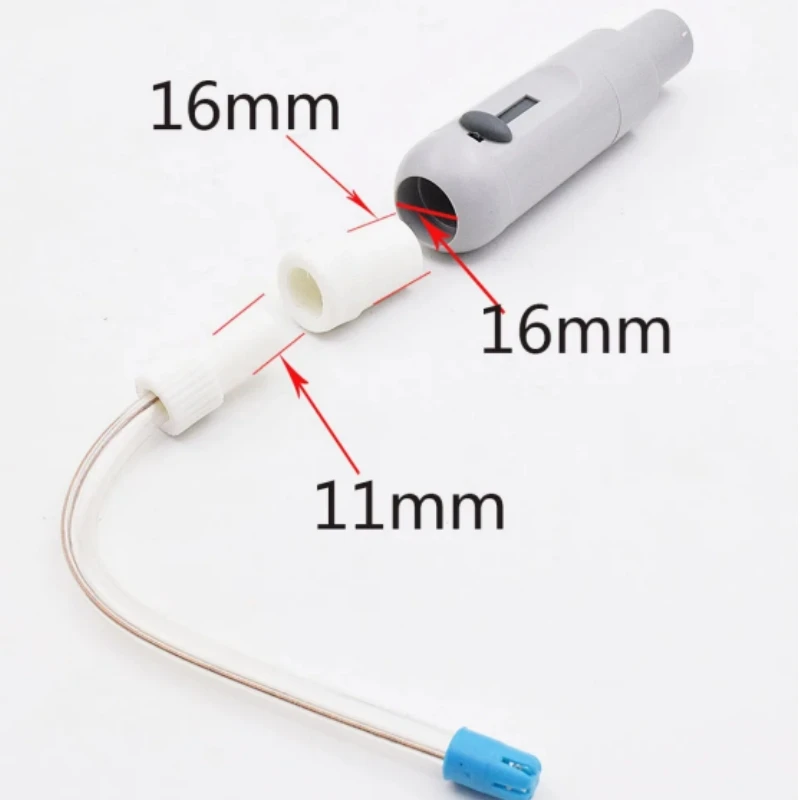 12Pcs Dental Suction Adaptor Suction Connector Tube Convertor Disposable Saliva Swivels Ejector Adapter Tips Dentistry Material