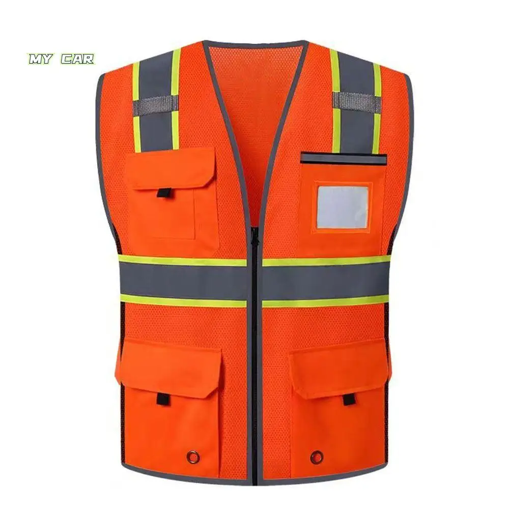 

High Visibility Reflective Safety Vest Breathable Wear Resistant Traffic Waistcoat Fashion Comfortable Cycling Safe Jacket