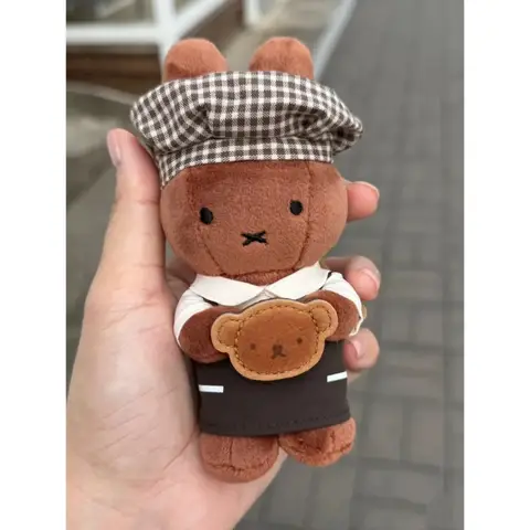 Adorno de peluche de conejo Miffy de dibujos animados, muñeca bonita, bolso de pareja suave y cómodo, decoración de alta apariencia exquisita