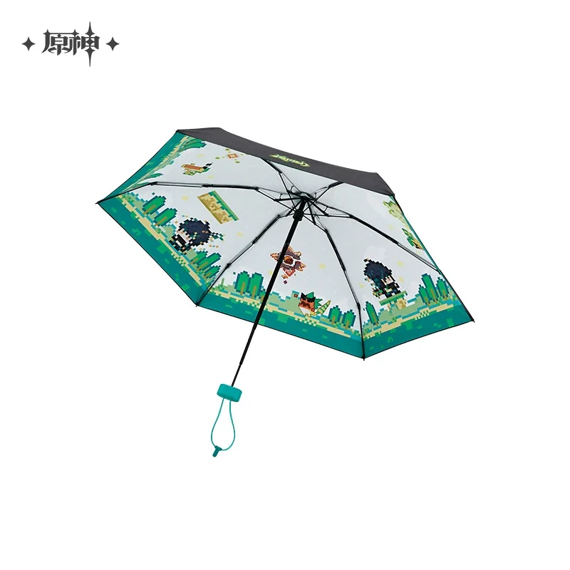 sunsyea-genshin-impact-official-merch-mihoyo-original-kinich-theme-series-folding-umbrella