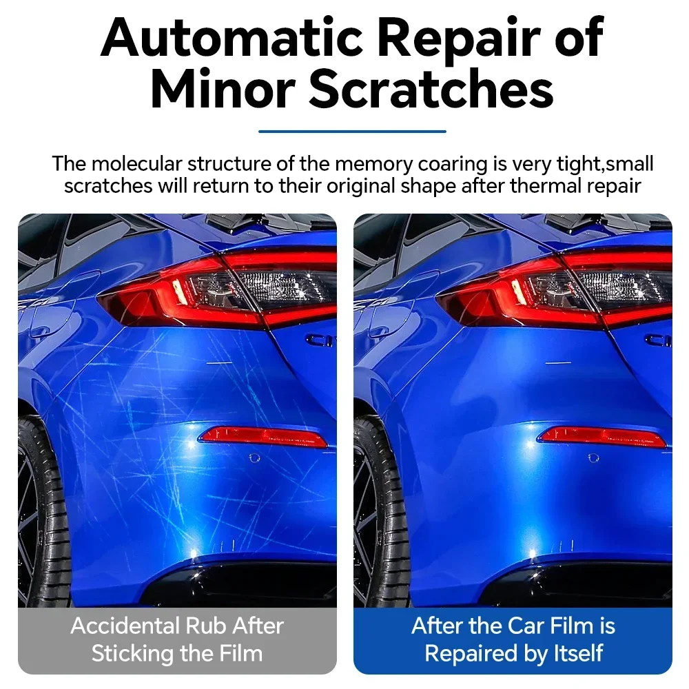 TPU Anti-scratch Paint Protection Film For Honda Civic Type R 2023 2024 Car Body Clear Bra Pre-cut PPF Resistant Invisible Cover view 2