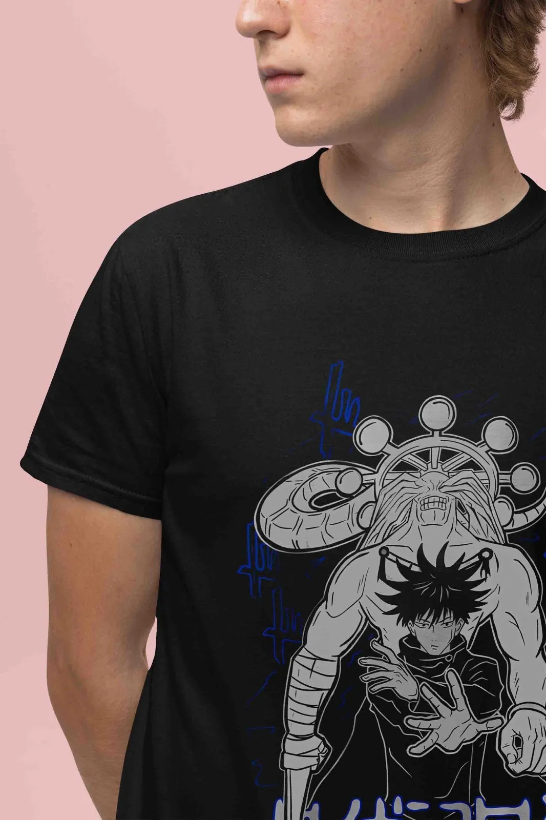 Jujutsu Kaisen Shirt Megumi Fushiguro T-Shirt Gojo Toji Top JJK Anime Mahoraga