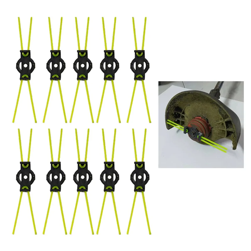 【هدية】60 قطعة من رؤوس جزازة حبل القطع، فرشاة إزالة الأعشاب الضارة، إزالة الصدأ الطحلب، جزازة مقاومة للاهتراء بشكل عام