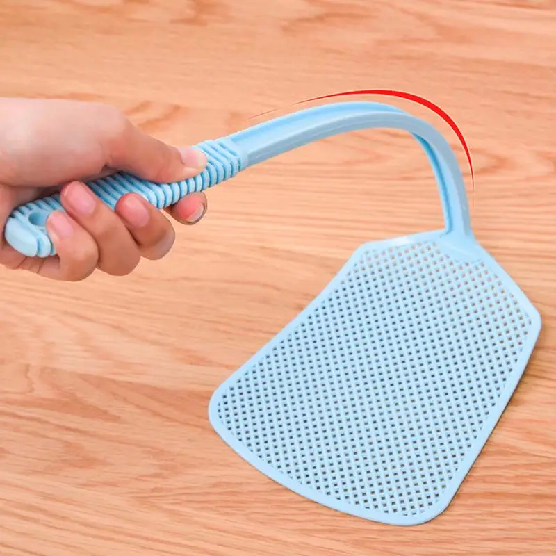 

random color Flyswatter Manual Plastic Fly Swatter Prevent Pest Mosquito Flies Garden Home Mosquito Killing Accessories