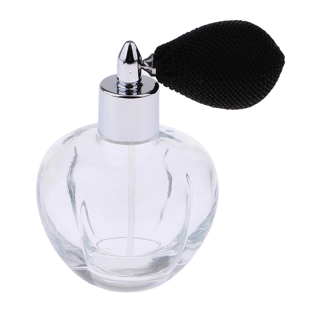 Perfume Atomisers Refillable Bottle Crystal Deco Spray EMPTY Glass 100ml Cute Shape