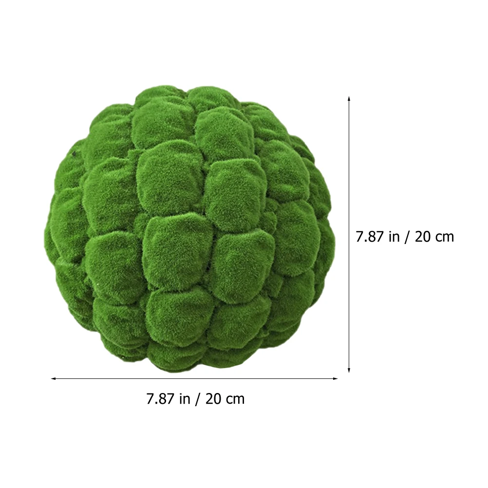 

Simulated Moss Ball Green Fern for Decorating Artificial Decoration Decorative Balls Plant Fake Filler