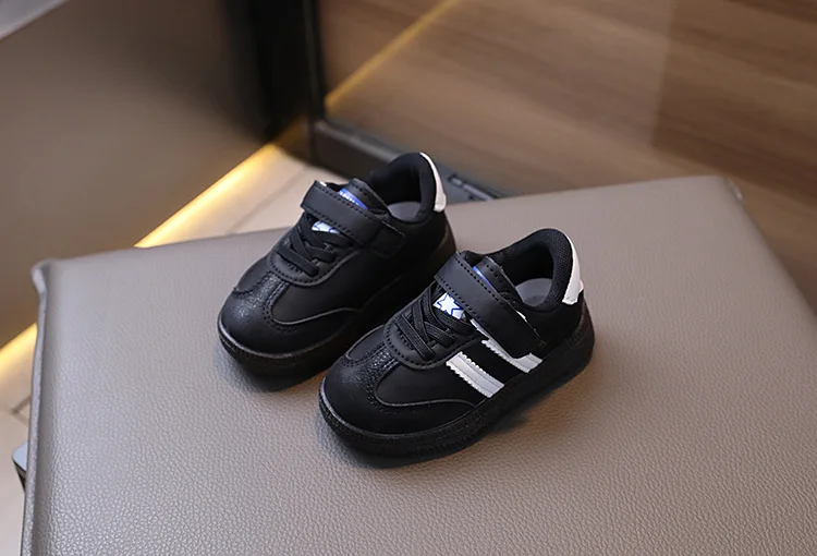 Kindersneaker für Babys, Jungen Sportschuhe, Kleinkinder Babyschuhe mit weicher Sohle, Erste Schritte Schuhe für Mädchen, Freizeitschuhe mit Klettverschluss, Outdoor-Schuhe, Neu – Detail 7