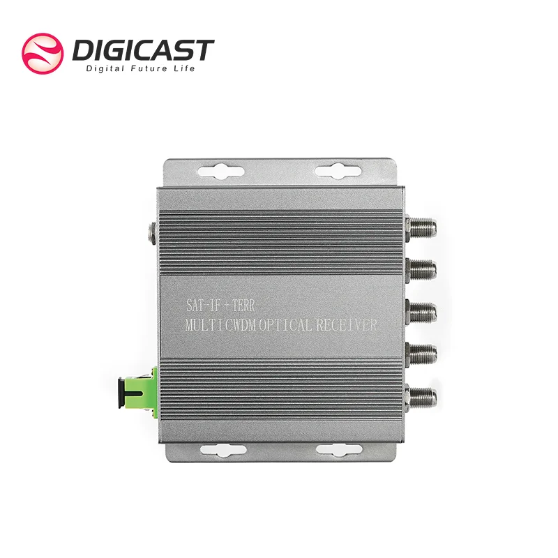 เครื่องรับแสง Wdm ไฟเบอร์ออปติก เครื่องรับโทรทัศน์ดาวเทียมดิจิตอล ไฟเบอร์ออปติก