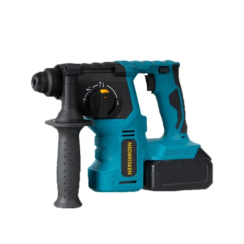 

NEOBRISKEN Small Industrial Brushless Lithium , Cordless Portable Hammer, Drilling Electric Pick
