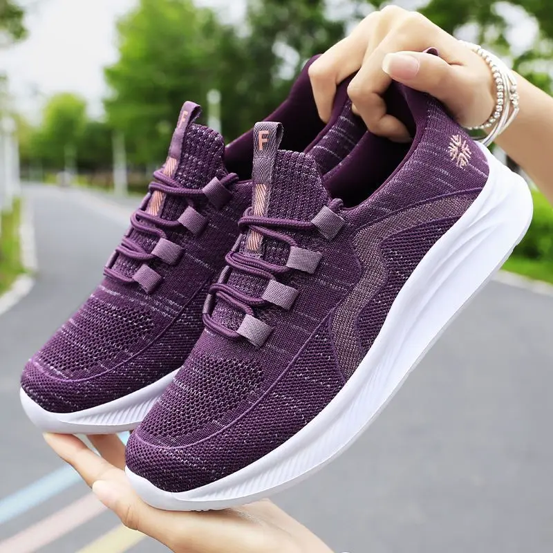 Zapatillas deportivas informales para mujer, calzado de deporte atlético con plataforma antideslizante, tenis de lujo de grado superior, otoño