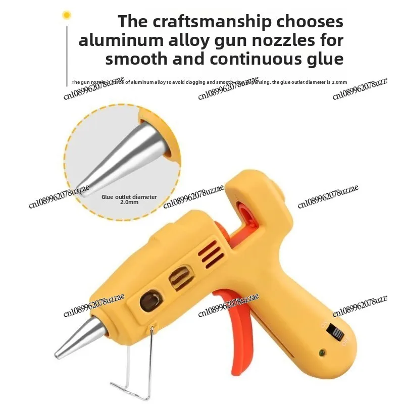 110V US Standard Hot Melt Glue Gun Universal 7mm Household Glue Stick High Viscosity Strip Plastic