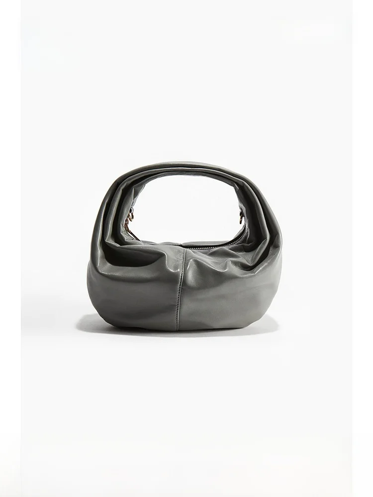 H&M Summer Fashion Casual round Ladies Crossbody Bag 1282991 Women's Handbag PU Leather Material Regular Size