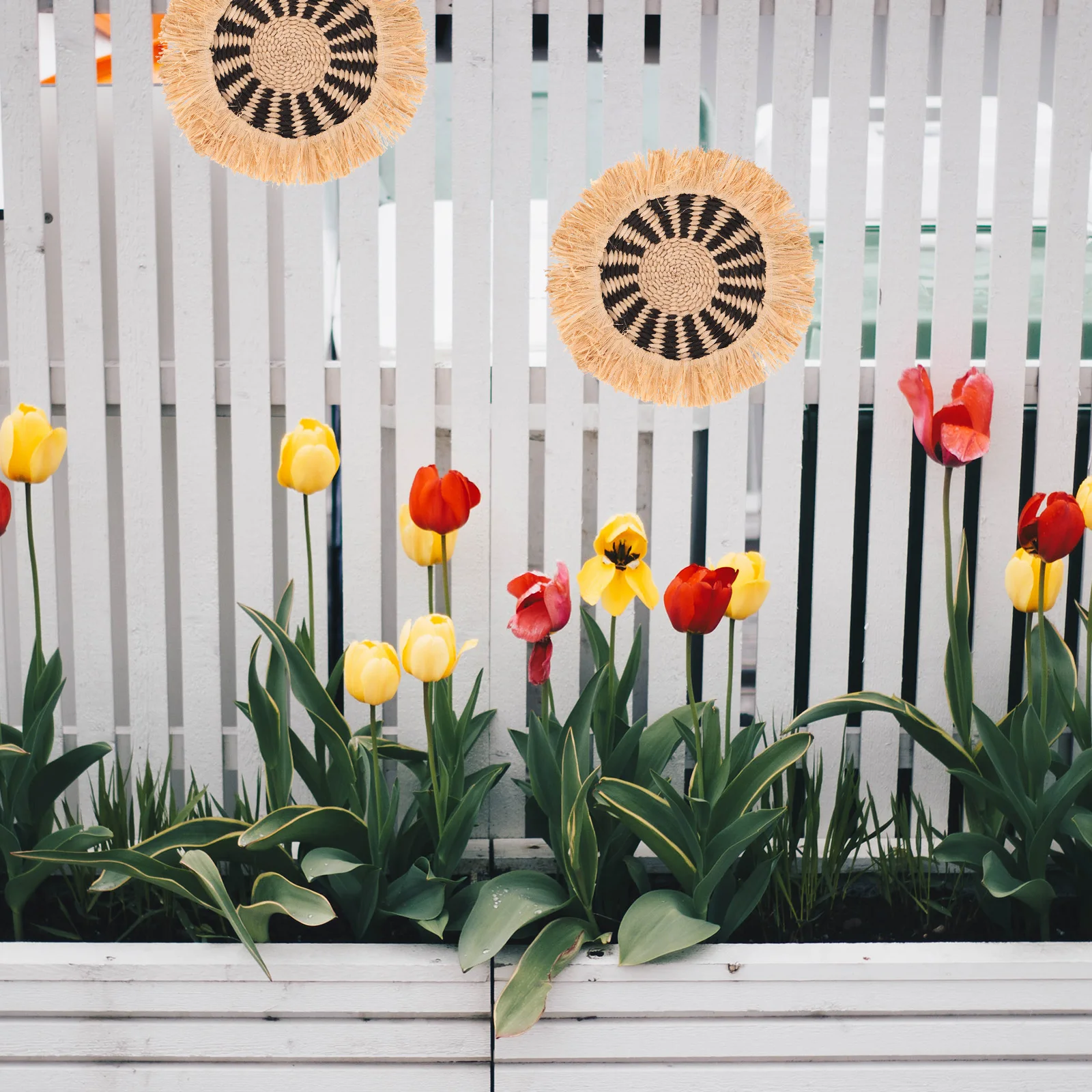 

Creative Woven Wall Ornament Rustic Nordic Style Decorative Hanging Home Bedroom Kids Room Wall Decor Craft Macrame Pendant