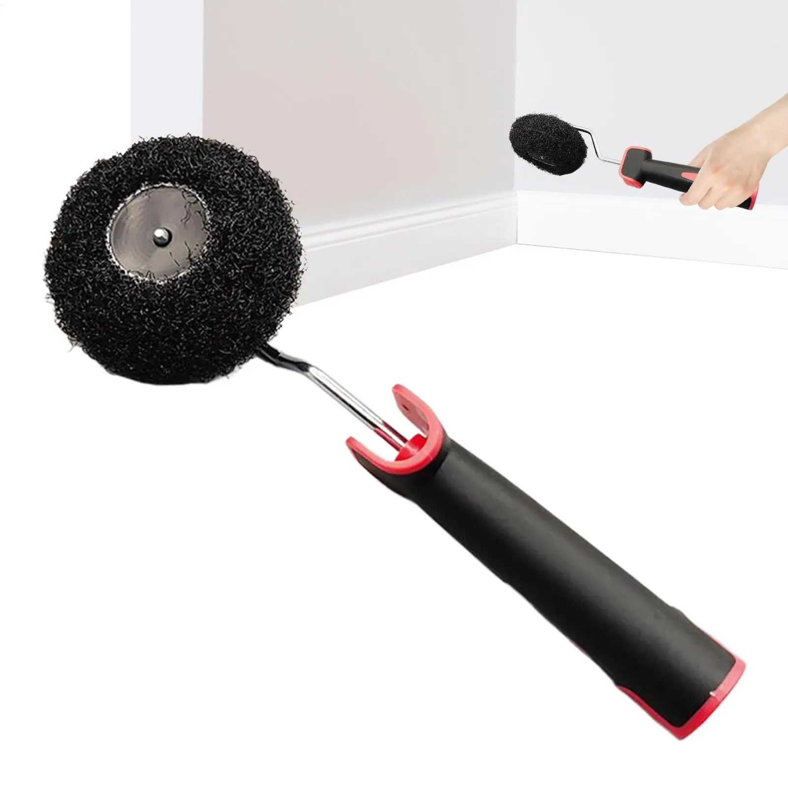 Corner Trimming Pumpkin Shaped Roller Brush Corner Edge Paint Brush Putty Roller Walls Painting Applicator For Ceiling Furniture