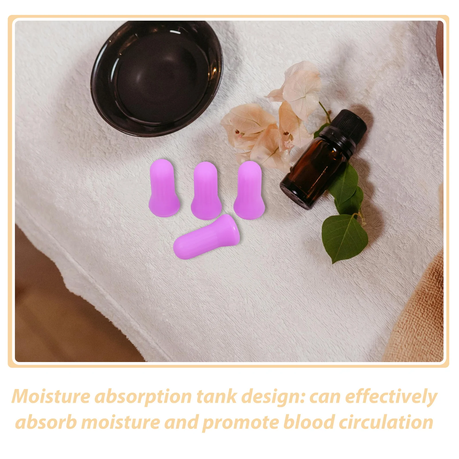 

4 шт., силиконовые банки, портативный набор для терапии мышц для спины, рук, талии, коленей, инструмент для массажа глубоких тканей, набор банок