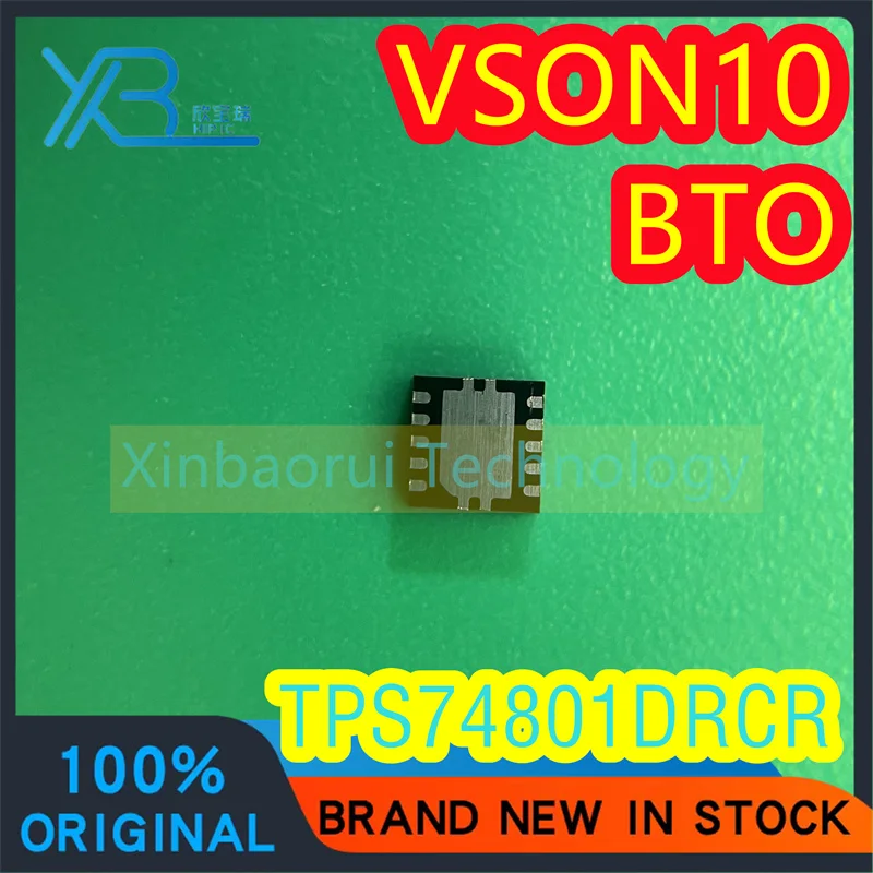 (5/30pieces) TPS74801DRCR TPS74801 Parts mark BTO BT0 VSON-10 Low dropout linear regulator (LDO) chip Original brand new