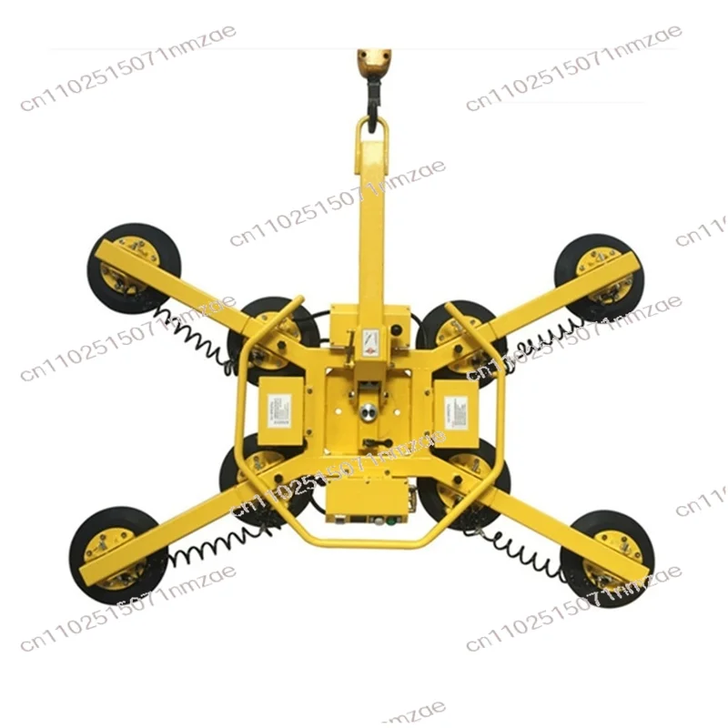 Electric Glass Vacuum Lifter 360° Rotation  Remote Control Glass Curtain Wall Suction Cup | 400KG Heavy-Duty Vacuum Lifting Tool
