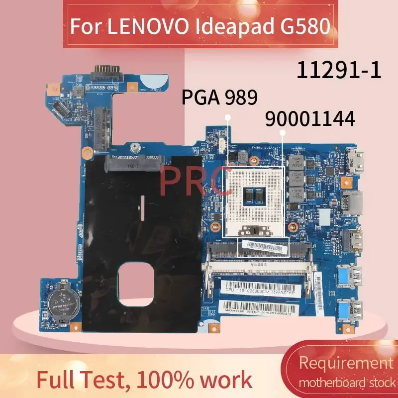 LG4858 For LENOVO Ideapad G580 Laptop Motherboard 15.6' Inch 11291-1 48.4SG15.011 SLJ8E DDR3 Notebook Mainboard Tested