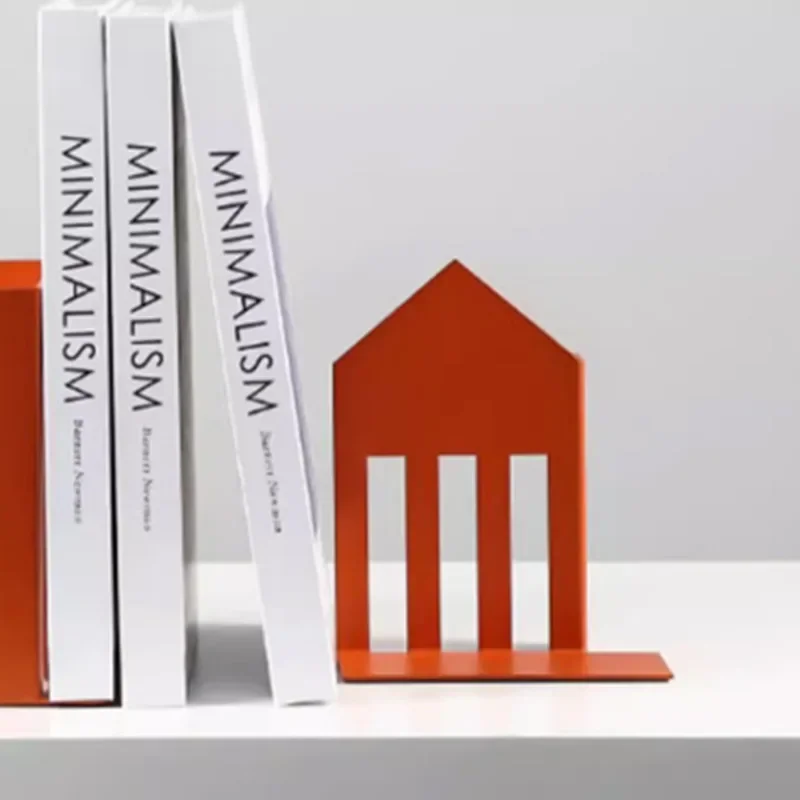 ملف كتاب مقوس معدني إبداعي بسيط وحديث، نموذج زخرفة لغرفة المعيشة، خزانة مشروبات لسطح المكتب، كتاب بواسطة زخرفة #4