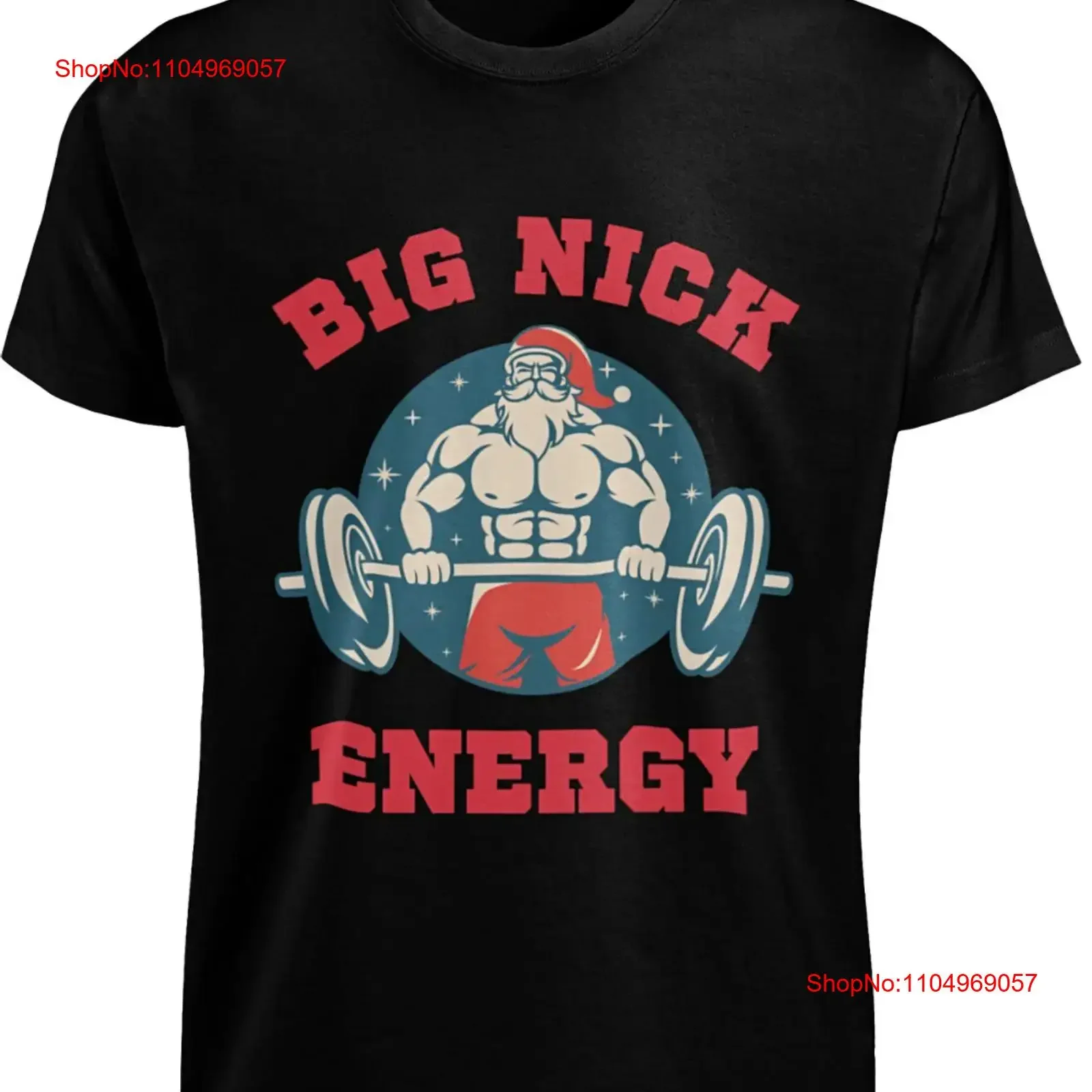 

Футболка Big Nick Energy Забавный рождественский Санта-Клаус Fat Saint Nicholas Gym ПОДАРОЧНАЯ ФУТБОЛКА винтажный стираный топ для повседневной носки унисекс