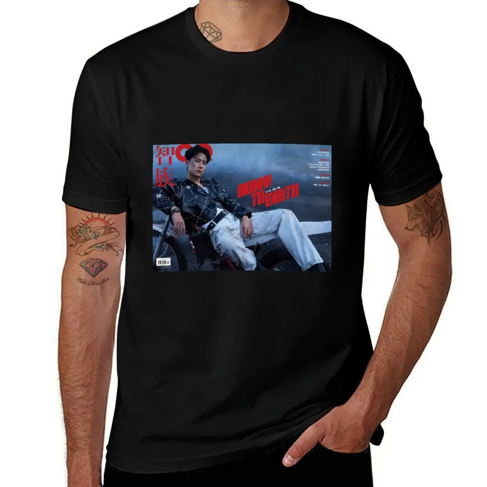 Wang Yibo T-Shirt Plus Size Non-Shrink T-Shirt