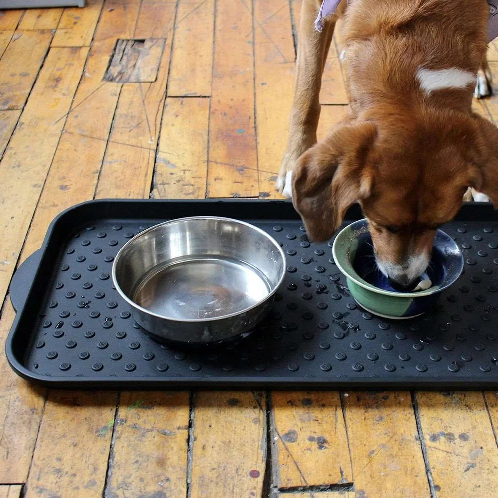 

6Pcs Plastic Shoe Tray for Entryway Multi-Function Boot Tray for Wet Shoes Mudroom Garden Floor Protection Home Decor Black