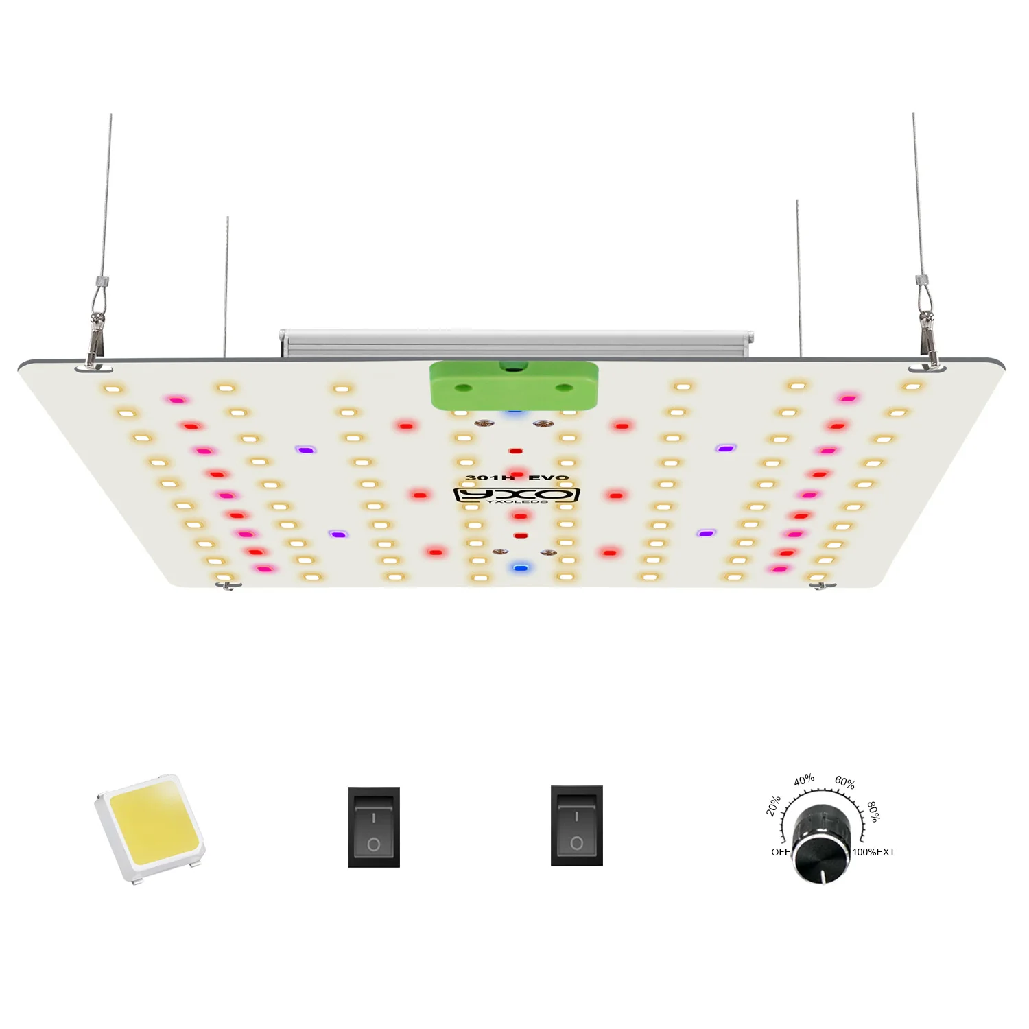 

LM301h EVO 85W 180W Светильник для выращивания растений с регулируемой яркостью для роста растений и цветения